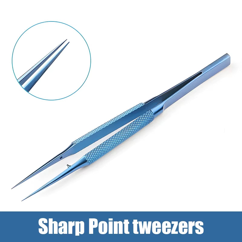 Precision Titanium Alloy Tweezers Professional Repair Fingerprint Fly Line Phone Motherboard Antimagnetic Electronics Forceps