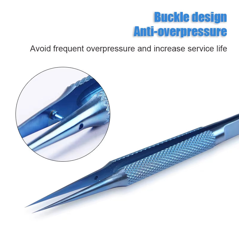 Precision Titanium Alloy Tweezers Professional Repair Fingerprint Fly Line Phone Motherboard Antimagnetic Electronics Forceps