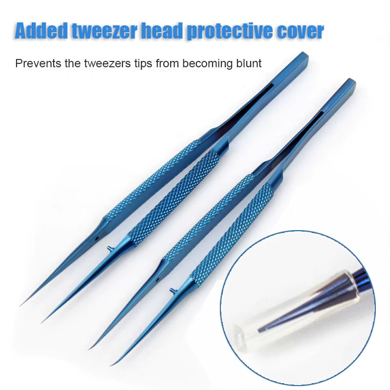 Precision Titanium Alloy Tweezers Professional Repair Fingerprint Fly Line Phone Motherboard Antimagnetic Electronics Forceps